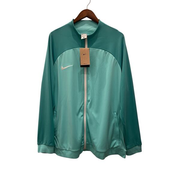Nike Soccer Jacket Academy Pro Slim Fit Teal DH9234-354 Mens Size X - Picture 1 of 4